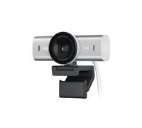 Logitech MX Brio Webcam para Colaboración y Streaming 4K con Dos Micrófonos Reductores de Ruido Gris