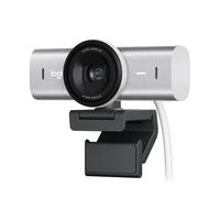 Logitech MX Brio Webcam para Colaboración y Streaming 4K con Dos Micrófonos Reductores de Ruido Gris