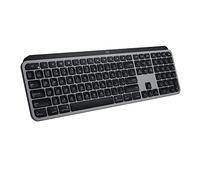 Logitech MX Keys for Mac Teclado RF inalámbrico + Bluetooth QWERTZ Suizo Aluminio, Negro