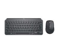 Logitech MX Keys Mini Combo para Negocios, Teclado y Mouse inalámbricos compactos, tecnología Logi Bolt, Bluetooth, Certificado para Windows/Mac/Cromo/Linux, Grafito