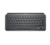 Logitech MX Keys Mini for Business, Teclado retroiluminado inalámbrico, Disposición QWERTY US Internacional - Gris