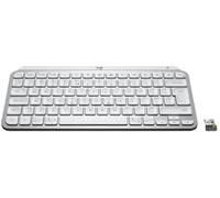 Logitech MX Keys Mini for Business, Teclado retroiluminado inalámbrico, Disposición AZERTY Francés - Gris claro