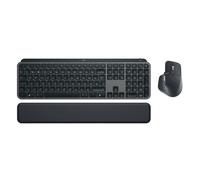 Logitech MX Keys S Combo 920-011611 - Teclado y Ratón Inalámbricos Bluetooth para Oficina, Layout Portugués/PT, Retroiluminación LED Blanco, Grafito
