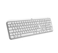 Logitech MX Keys S Teclado inalámbrico (Pale Grey) | Perfil Bajo, Escritura Fluida Silenciosa, Teclas Programables, Iluminación, Bluetooth, USB C, Windows, Linux, Mac, QWERTY PT