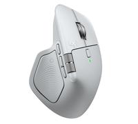 Logitech MX Master 4 for Mac, ratón Bluetooth ergonómico con Respuesta háptica Avanzada, Desplazamiento ultrarrápido, Carga USB-C, macOS, iPadOS, Windows - Plateado Blanco