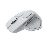 Logitech MX Master 4 for Mac, ratón Bluetooth ergonómico con Respuesta háptica Avanzada, Desplazamiento ultrarrápido, Carga USB-C, macOS, iPadOS, Windows - Plateado Blanco