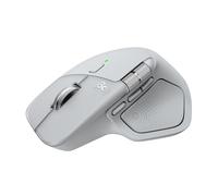 Logitech MX Master 4 | Ratón Inalámbrico Ergonómico 7 Botones Sensor Óptico 8000 DPI Conectividad Bluetooth y USB-C - Gris Pálido