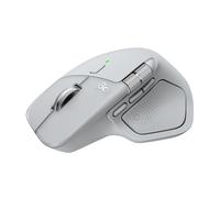 Logitech MX Master 4, ratón inalámbrico ergonómico con Respuesta háptica Avanzada, Desplazamiento ultrarrápido, Carga USB-C, Bluetooth, Windows, macOS - Gris pálido