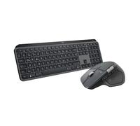 Logitech MX Master 4, ratón inalámbrico ergonómico con Respuesta háptica Avanzada, Desplazamiento ultrarrápido, USB-C, Bluetooth + MX Keys S Teclado inalámbrico, Perfil Bajo, QWERTY ESP - Grafito