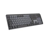 Logitech MX Teclado Mecánico Inalámbrico Iluminado Performance | Interruptores Táctiles silenciosos, Disposición AZERTY Francés - Gris