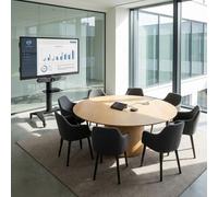 Logitech Pack de videoconferencia MTR Windows Logitech para sala mediana Kit MTR Windows con Rally Bar, Tap + ThinkSmart Core Gen 2, pantalla iiyama 65”,