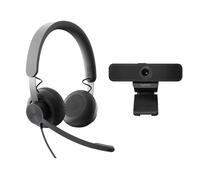 Logitech Pack Logitech C925e + Logitech Zone Wired Kit de videoconferencia para uso individual - ideal para espacios ruidosos