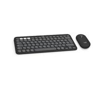 Logitech Pebble 2 Combo Combinación de Ratón y Teclado, Disposición del Teclado AZERTY Francés, Grafito