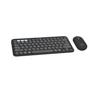 Logitech Pebble 2 Combo - Bluetooth LE - QWERTY - International USA - graphite