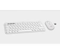 Logitech Pebble Keys 2 K380s, Teclado Bluetooth multidispositivo, estilizado y portátil, Easy-Switch, Windows, macOS, iPadOS, Android, ChromeOS, Disposición QWERTY UK - Blanco (Blanco)