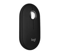 Logitech Pebble Mouse 2 M350s - Ratón inalámbrico Bluetooth delgado, portátil, ligero, botón personalizable, clics silenciosos, fácil de cambiar para Windows, macOS, iPadOS, Android, Chrome OS, color