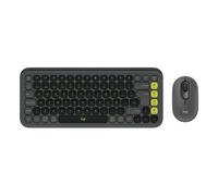 Logitech POP Icon Combo Pack Teclado + Ratón Inalámbrico Bluetooth Grafito y Verde