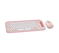 Logitech Pop Icon Combo Pack Teclado + Ratón Inalámbrico Rosado