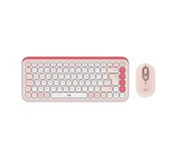 Logitech Pop Icon Combo Pack Teclado + Ratón Inalámbrico Rosa
