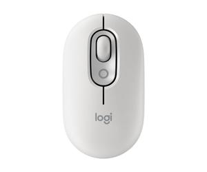 Logitech Pop Mouse Inalambrico Blanco - Con Personalización y Multidispositivo