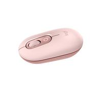 Logitech Pop Mouse, ratón inalámbrico Bluetooth Compacto y portátil | Botones programables, clics discretos, tecnología Easy-Switch (hasta 3 dispositivos), portátil, tablet, PC - Rosa