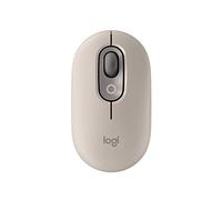 Logitech Pop Mouse, Wireless Mouse with Customizable Emojis, SilentTouch Technology, Precision/Speed Scroll, Compact Design, Bluetooth, Multi-Device, OS Compatible - Mist