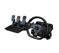 Logitech PRO Racing Wheel + PRO Racing Pedals, PS5, PS4 y PC | Pack volante y pedales, accionamiento directo 11 N⋅m, respuesta ultrarrealista, acabado premium - Negro