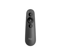 Logitech R500s Dispositivo de presentación láser de Clase 1 Bluetooth y USB | Clicker para presentaciones - Compatibilidad universal, radio de acción de 20 m, personalizable - Gris oscuro