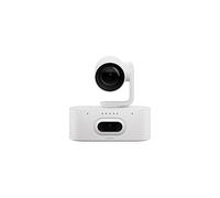 Logitech Rally AI Camera Pro Cámara PTZ con óptica potente y funciones inteligentes para salas grandes, gris-blanco