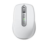 Logitech Ratón inalámbrico inalámbrico MX Anywhere 3S para Mac con Bluetooth compacto, seguimiento de 8000 DPI en cualquier superficie, clics discretos, USB-C, para MacBook Air, iMac, iPad - Pale Grey