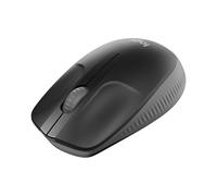 Logitech Ratón Inalámbrico M190 | Ratón curvo ambidiestro, receptor USB, batería 18 meses, cursor preciso, rueda de desplazamiento - Negro