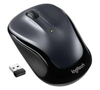 Logitech Ratón inalámbrico M325s, 2,4 GHz con Receptor USB, Seguimiento óptico de 1000 dpi, batería de 18 Meses de duración, PC/Mac/Laptop/Chromebook, Color Plateado Oscuro