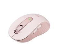 Logitech Ratón Inalámbrico M650 Signature- para Manos pequeñas y Medianas, batería de 2 años, clics silenciosos, Botones Personalizables, Bluetooth, multidispositivo - Rosa