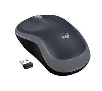 Logitech raton m185 inalambrico gris 910-002235
