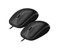 Logitech Ratón óptico Business B100-910-003357, negro (2 unidades)