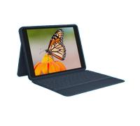 Logitech Rugged Combo 3 - AZUL CLÁSICO Funda protectora con teclado para iPad (7ª, 8ª y 9ª generación)