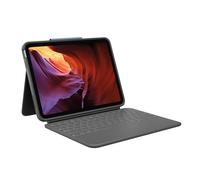 Logitech Rugged Folio, funda protectora integrada Teclado para iPad (10ª generación y A16), diseño DE