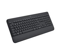 Logitech Signature K650 Teclado Inalámbrico Completo con Reposamanos, QWERTY Pan Nordic, Gris