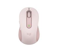 Logitech Signature M650 Ratón Bluetooth para Manos Pequeñas a Medianas, Clics Silenciosos Rosa