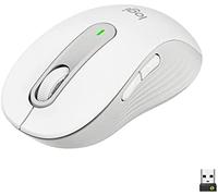 Logitech Signature M650 for Business, Ratón inalámbrico, para Manos pequeñas/Medianas, Logi Bolt, Bluetooth, SmartWheel - Blanco