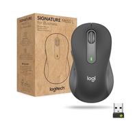 Logitech Signature M650 L for Business, Ratón inalámbrico para Manos Grandes, Logi Bolt, Bluetooth, SmartWheel - Grafito, 910-006348