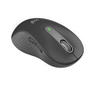 Logitech Signature M650 L Left ratón inalámbrico - Para zurdos, manos grandes, 2 años de pila, clics silenciosos, botones personalizables, Bluetooth, PC/Mac/multidispositivo/Chromebook - Grafito