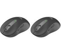 Logitech Signature M650 ratón inalámbrico para Manos pequeñas a Medianas, 2 años de Pila, clics silenciosos, Botones Personalizables, Bluetooth, PC, Mac, multidispositivo, Chromebook - Gris