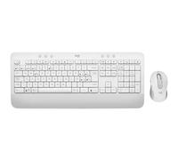 Teclado Logitech Signature MK650 Combo membrana blanco con ratón Bluetooth