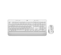 Logitech Signature MK650 Combo para negocios, mouse y teclado inalámbricos, Logi Bolt, Bluetooth, SmartWheel, certificado globalmente, Windows/Mac/Chrome/Linux, color blanco