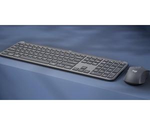 Logitech Signature Slim MK950 for Business, combinación de Teclado y ratón inalámbricos - Grafito, Disposición QWERTY Inglés Reino Unido
