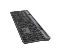 Logitech Signature Slim Solar+ K980 for Business, Teclado inalámbrico, Escritura discreta, Receptor Seguro, Bluetooth, Windows, Mac - Grafito - QWERTY