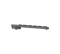 Logitech Signature Slim Solar+, Teclado inalámbrico Alimentado por luz Solar y Artificial, batería Duradera con una Vida útil de hasta 10 años, Teclas Personalizables, Bluetooth - Grafito - AZERTY