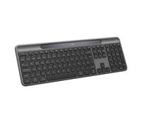 Logitech Signature Slim Solar+, Teclado inalámbrico Alimentado por luz Solar y Artificial, batería Duradera con una Vida útil de hasta 10 años, Teclas Personalizables, Bluetooth, QWERTY ESP - Grafito