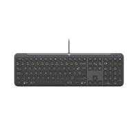 Logitech Signature Slim Wired K620 for Business, Clavier de Taille, USB-C prêt à l'emploi, Portable, Touches à microcharnières, Windows/Mac/Chrome/PC/ordinateurs portables, Français AZERTY - Graphite